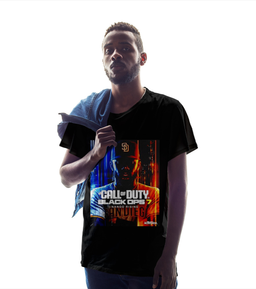 Call Of Duty Black Ops 7 Nando Rising San Diego SD Cap T-Shirt