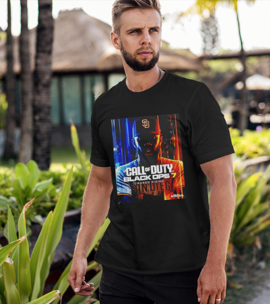 Call Of Duty Black Ops 7 Nando Rising San Diego SD Cap T-Shirt