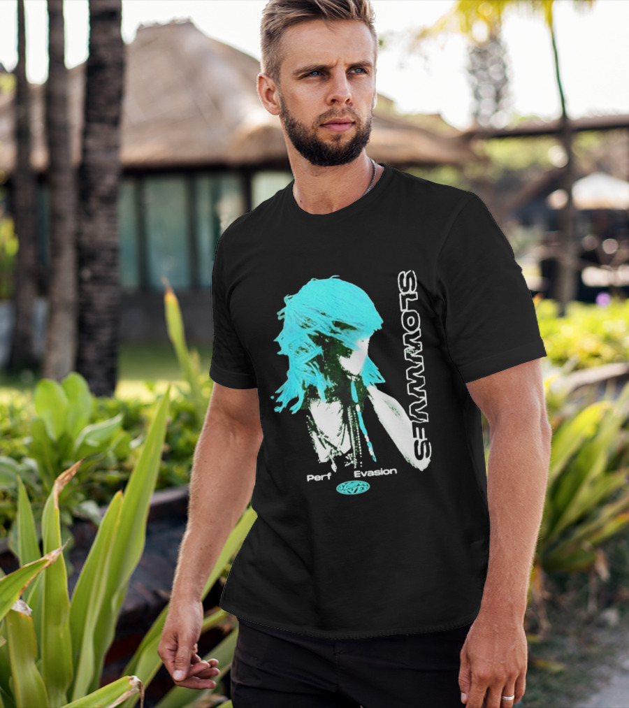 Slowwves Perfect Evasion Asia Blue Hair T-Shirt