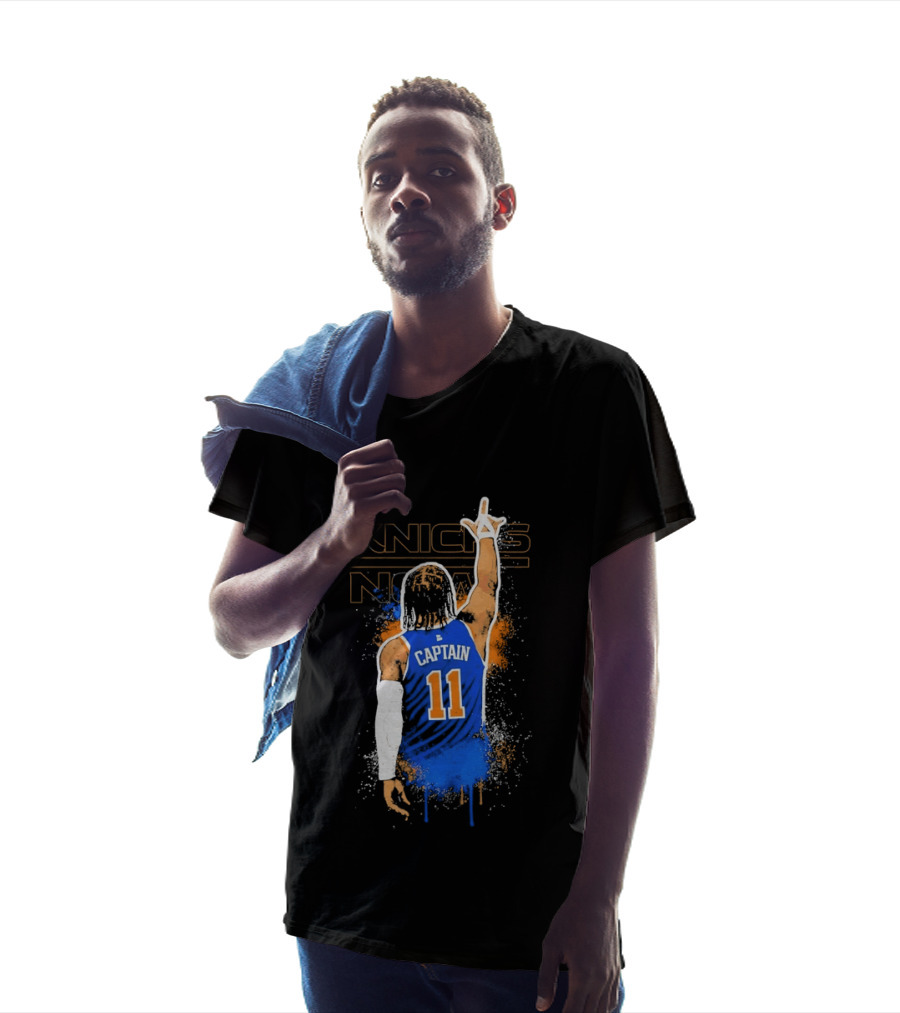 Captain 11 Knicks Now Basketball T-Shirt