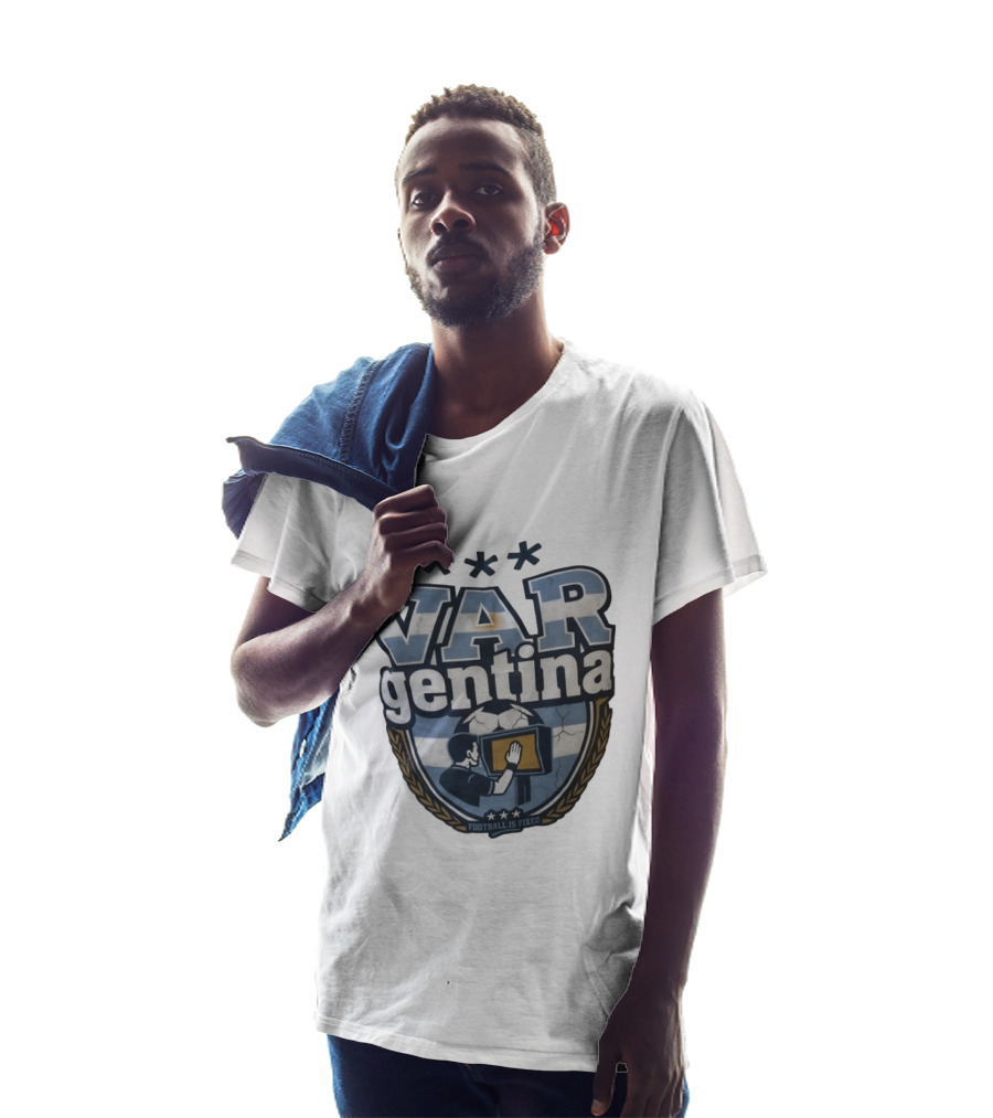 VAR Gentina Football Is Fixed Soccer Crest T-Shirt