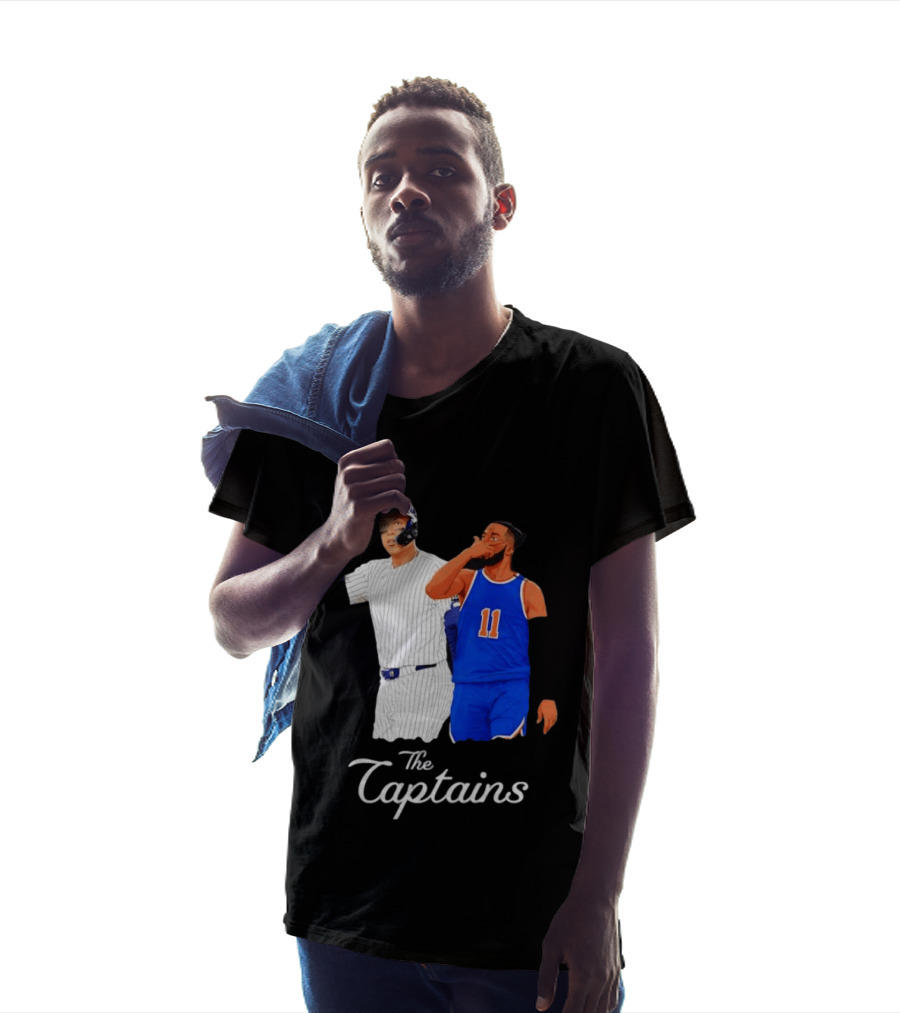 Aaron Judge New York Yankees Jalen Brunson New York Knicks The Captains T-Shirt
