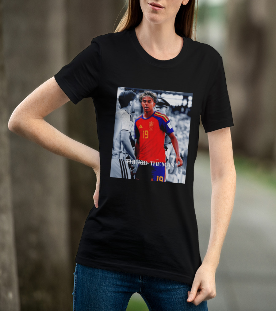 Spain 19 Lamine Yamal The Kid The Man T-Shirt