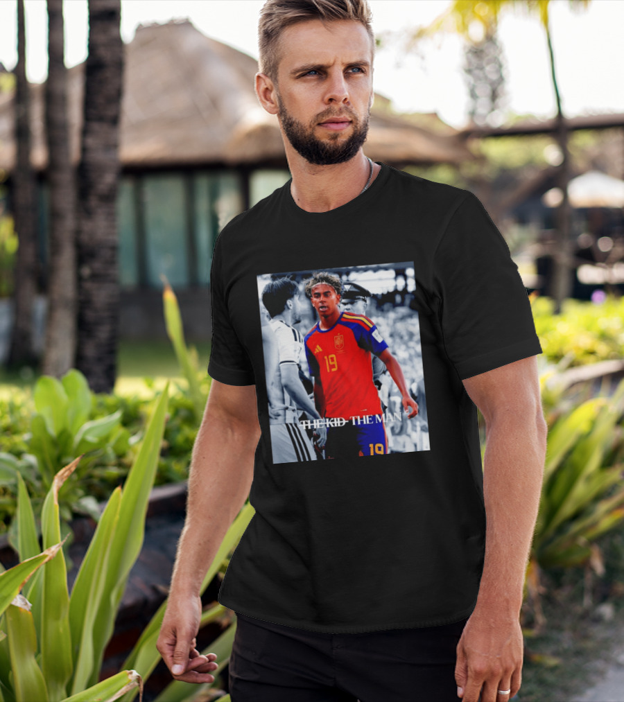 Spain 19 Lamine Yamal The Kid The Man T-Shirt