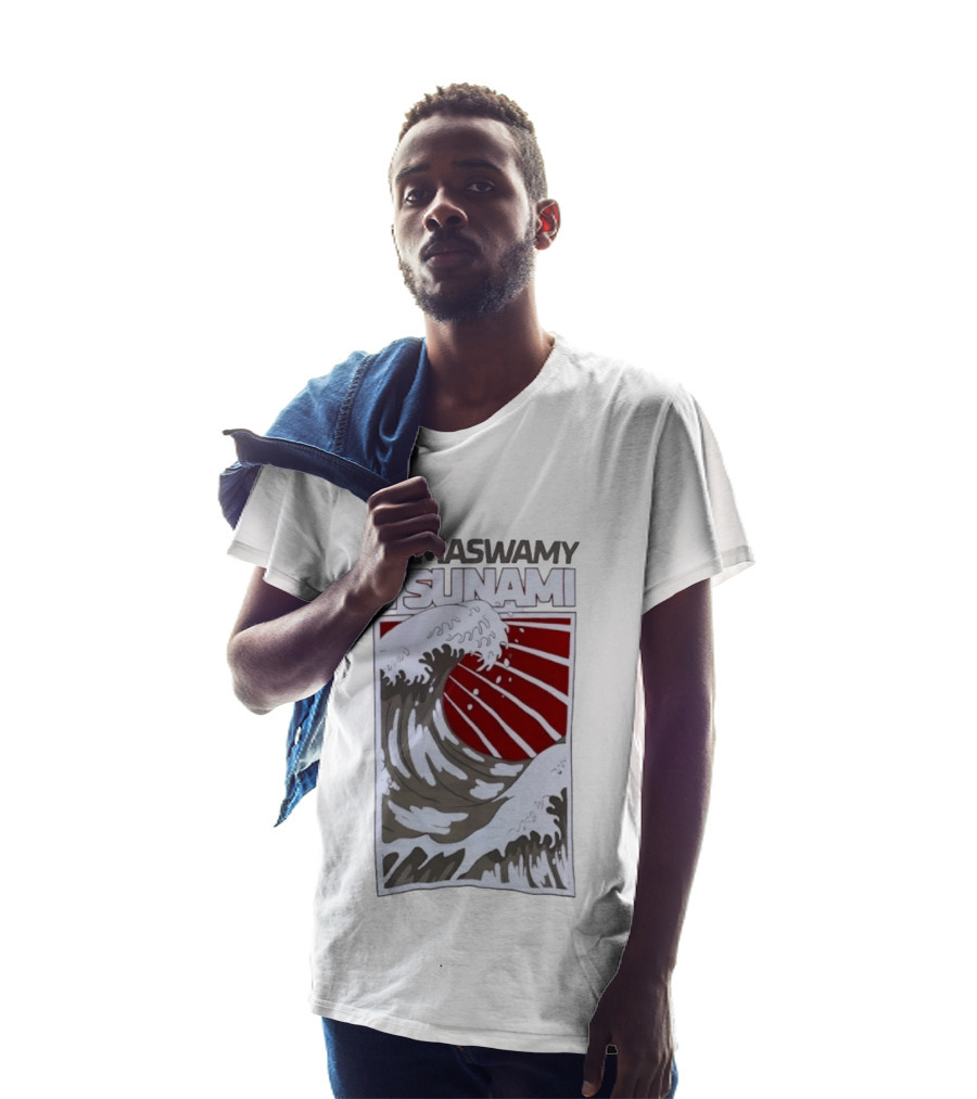 Ramaswamy Tsunami Japanese Wave T-Shirt