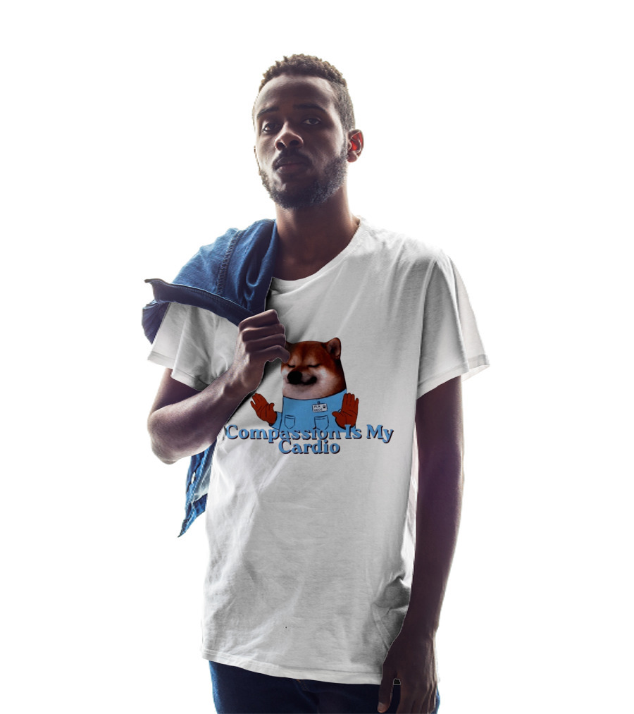 Shiba Inu Nurse PCA Doge Compassion Is My Cardio T-Shirt