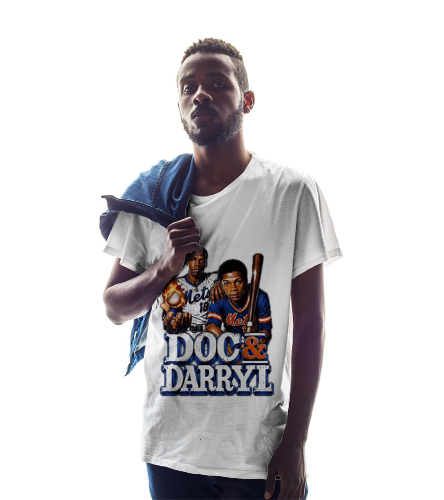 New York Mets Doc Gooden Darryl Strawberry Mets Iconic MLB Legends T-Shirt