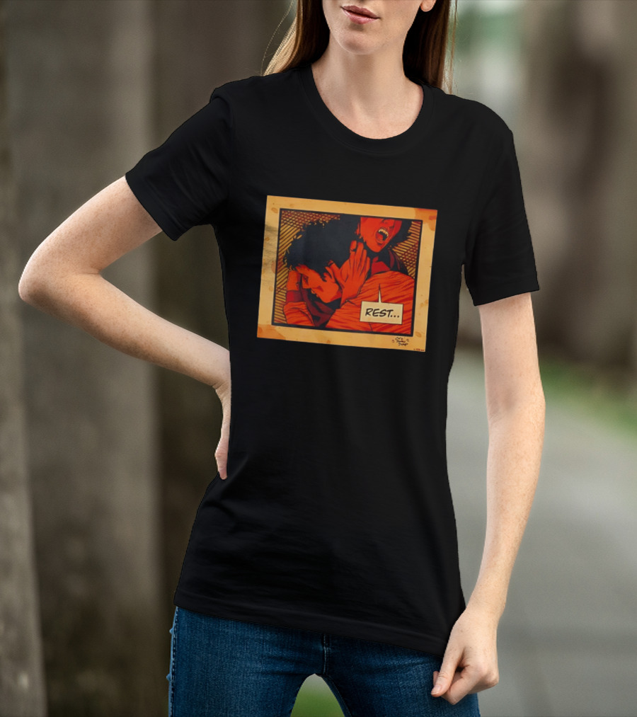 Dumb Dump Rest Vampire Biting Man T-Shirt