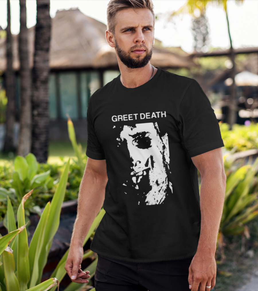 Evil Greed Store Greet Death Leatherface Horror T-Shirt