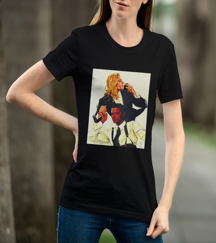JMH Interview With The Vampire Lestat And Louis Smoking Portraits T-Shirt
