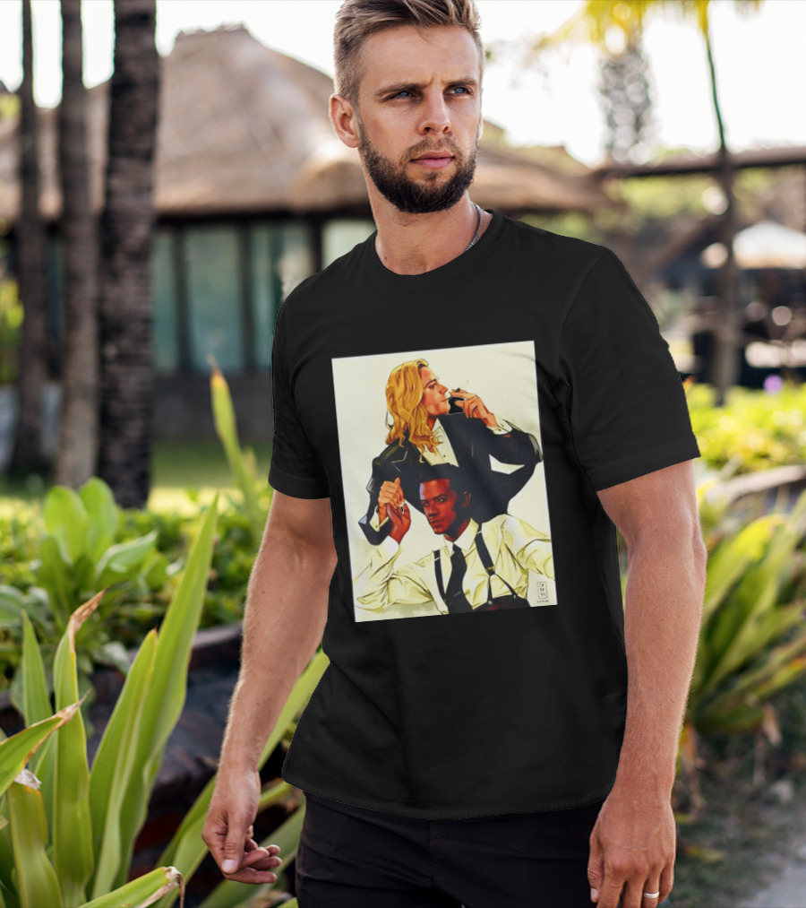 JMH Interview With The Vampire Lestat And Louis Smoking Portraits T-Shirt