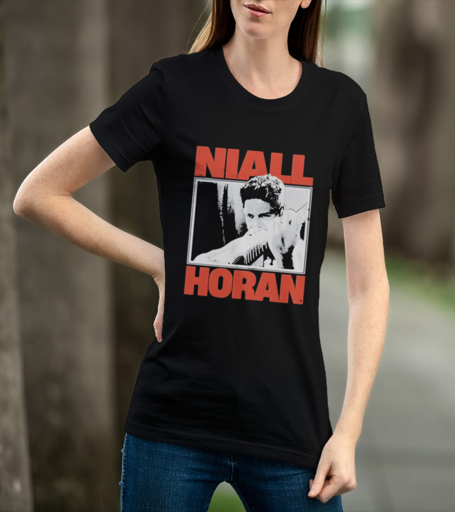 Niall Horan Distressed Guitar Player Image One Direction T-Shirt