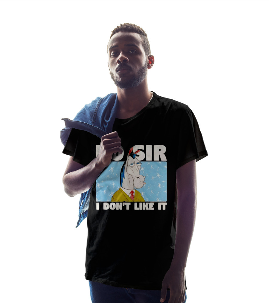 No Sir I Don't Like It Horse Cartoon Catchphrase 90s Nostalgia T-Shirt