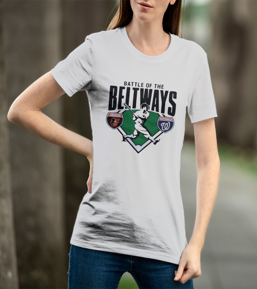 Battle Of The Beltways Orioles Nationals Baseball Rivalry T-Shirt