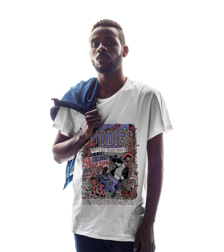 Buddies Fest Aug 7 9 2026 The Mill Inn + Eatery Tillsonburg ON Featuring Chixdiggit All Wheatus Live Music Event T-Shirt