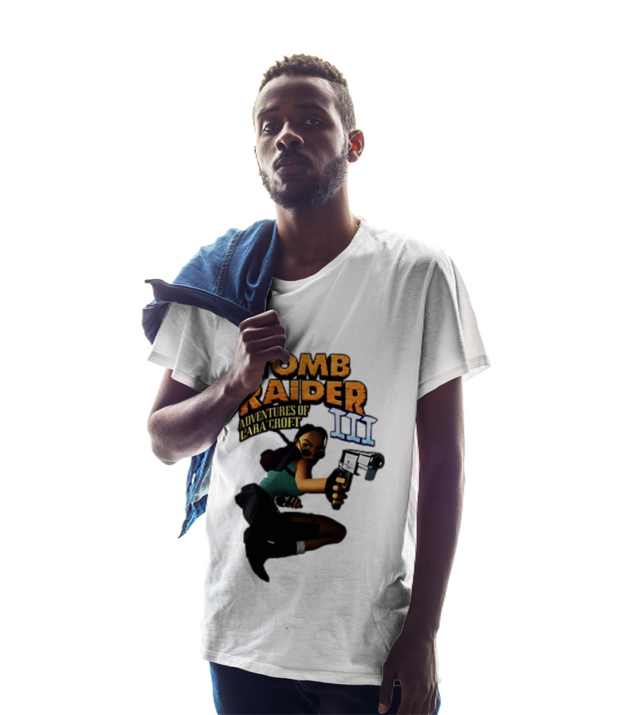 Tomb Raider Adventures Of Lara Croft III Classic Game T-Shirt
