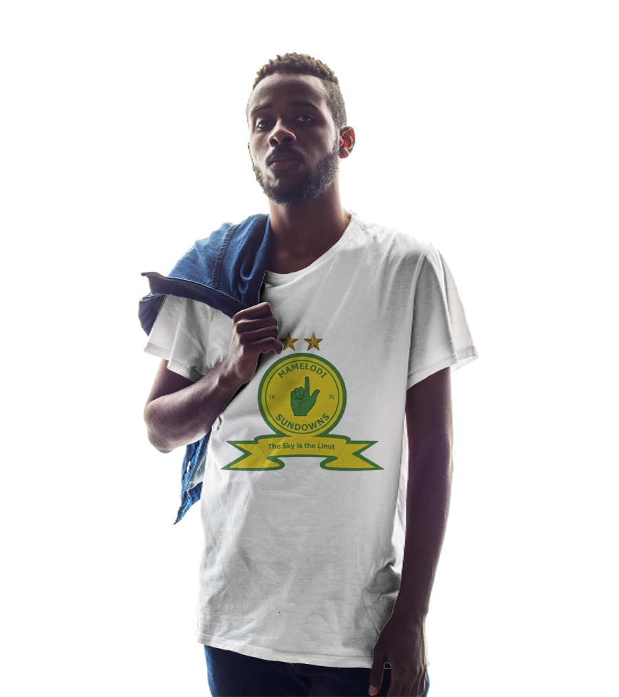 Mamelodi Sundowns 1970 The Sky Is The Limit Logo Two Stars T-Shirt