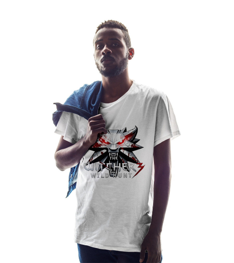 Geralt Of Rivia The Witcher 3 Wild Hunt Blood Wolf Iconic Mask T-Shirt