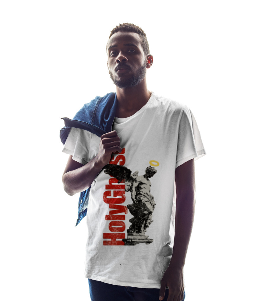 Holy Ghost Halo Statue Winged Angel T-Shirt