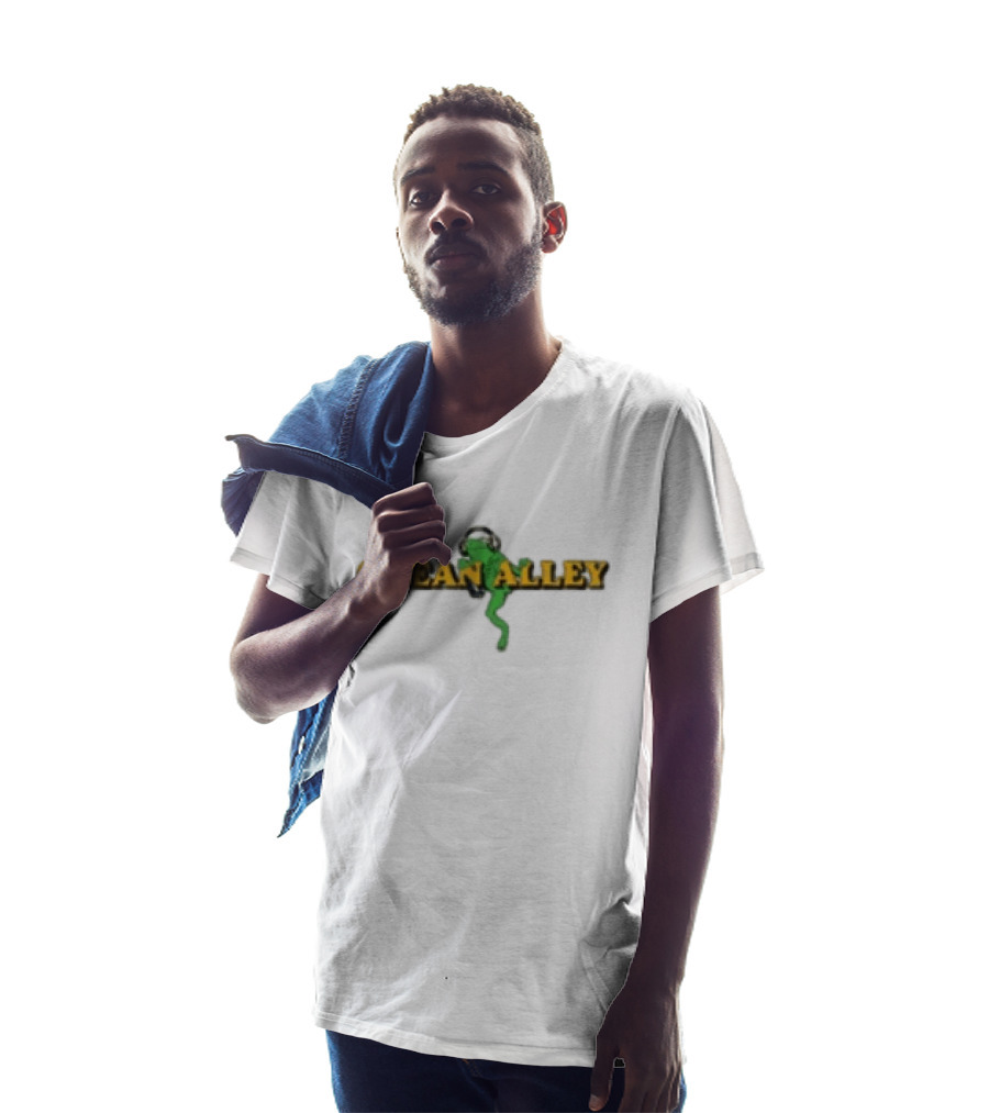 Ocean Alley Frog Headphones Band Longsleeve White T-Shirt