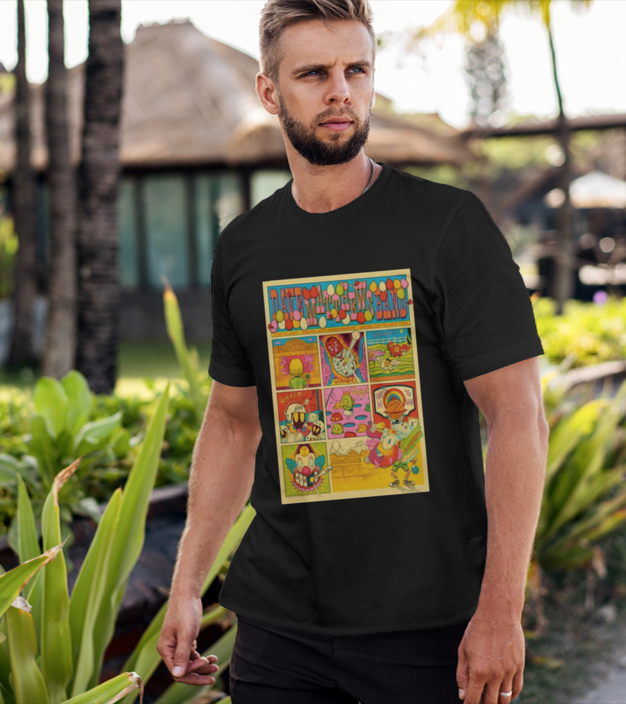 Dave Matthews Band Darien Lake Amphitheater July 22 2026 Comic T-Shirt
