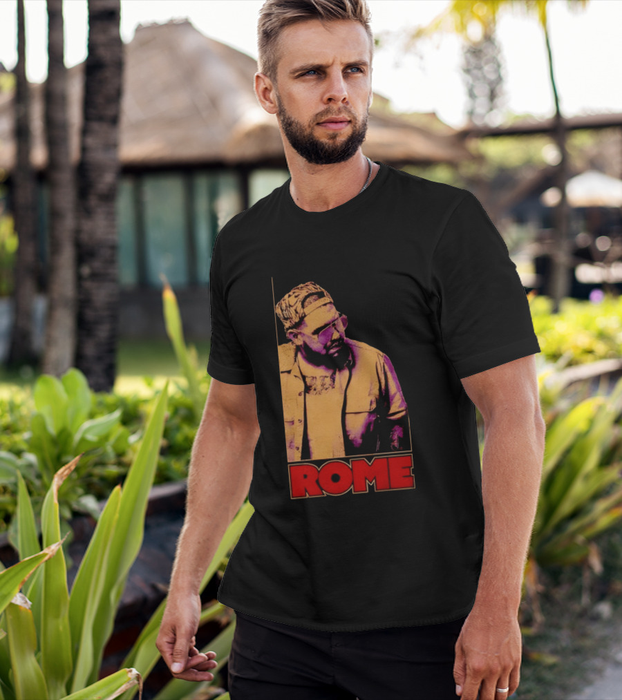 ROME Cap Glasses Style Vintage Vibe T-Shirt