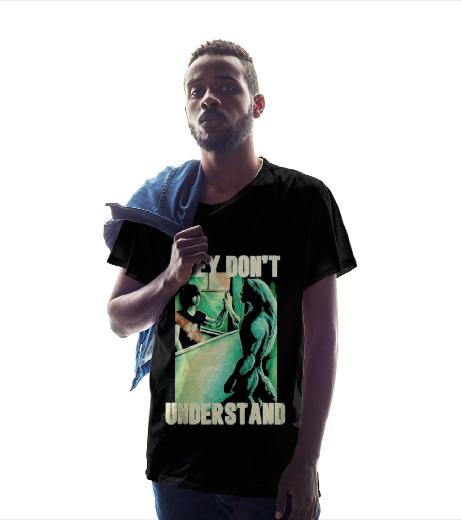 They Don't Understand Werewolf Mirror Reflection T-Shirt