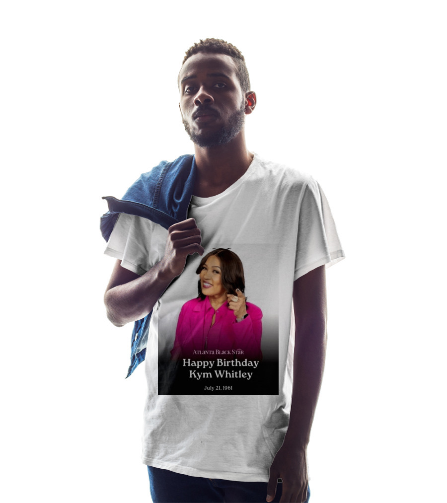 Atlanta Black Star Happy Birthday Kym Whitley July 21 1961 T-Shirt