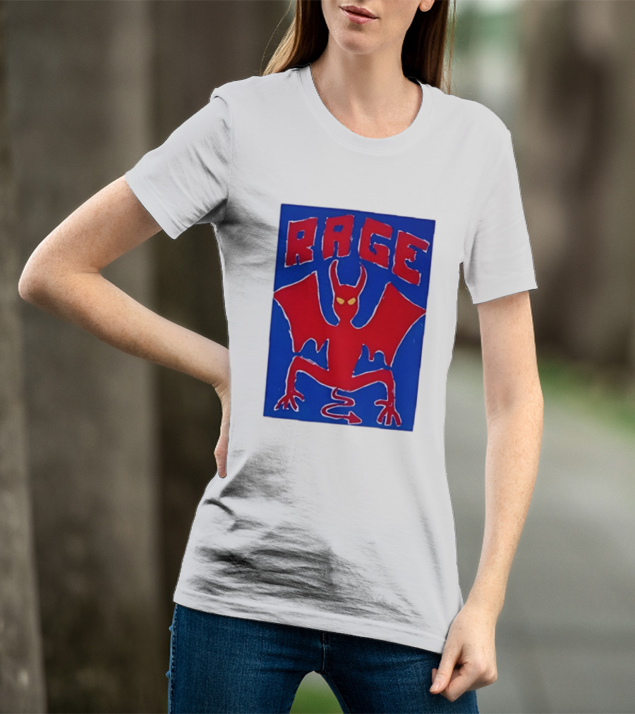 Rage Red Devil Bat Wings Demon T-Shirt