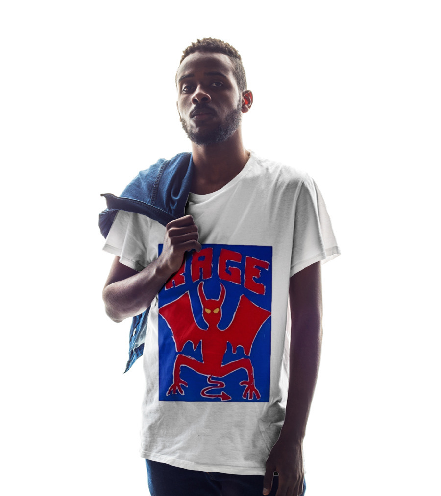 Rage Red Devil Bat Wings Demon T-Shirt