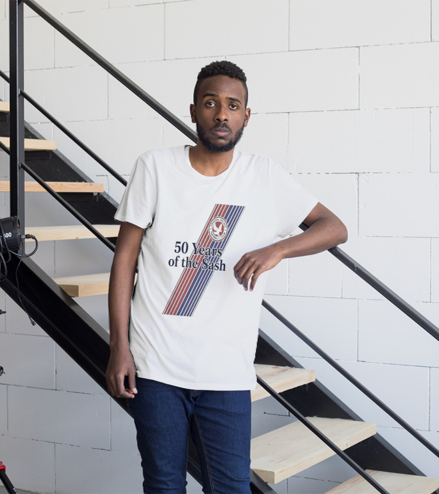 Crystal Palace 50 Years Of The Sash Anniversary Celebration T-Shirt