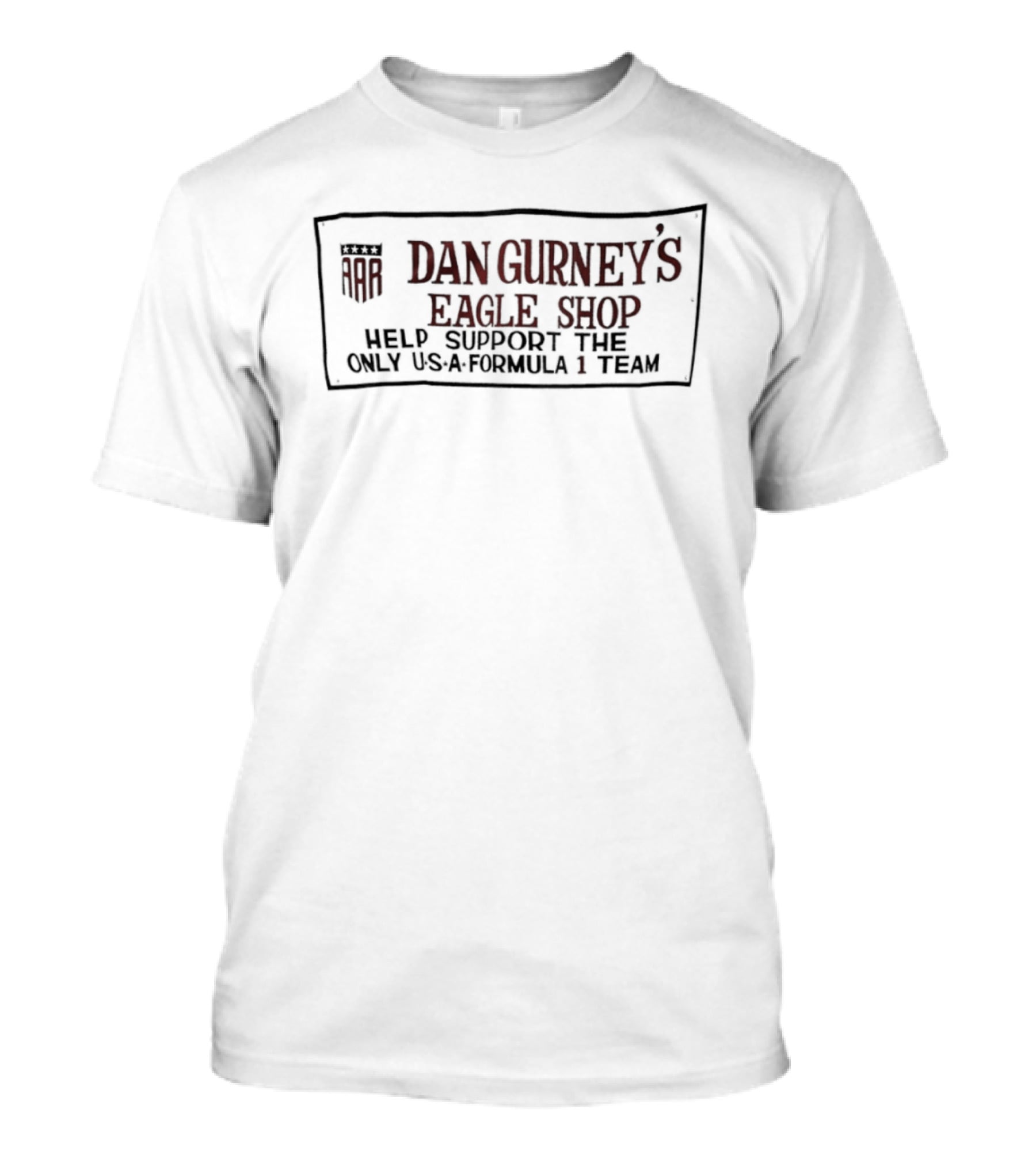 Dan Gurney's Eagle Shop Support Only USA Formula 1 Team T-Shirt