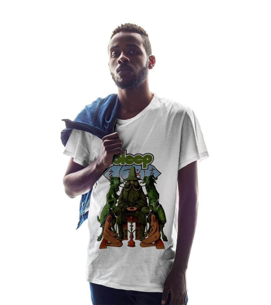 Sleep Band Wizard Hookah Goat Stoner Rock Psychedelic T-Shirt