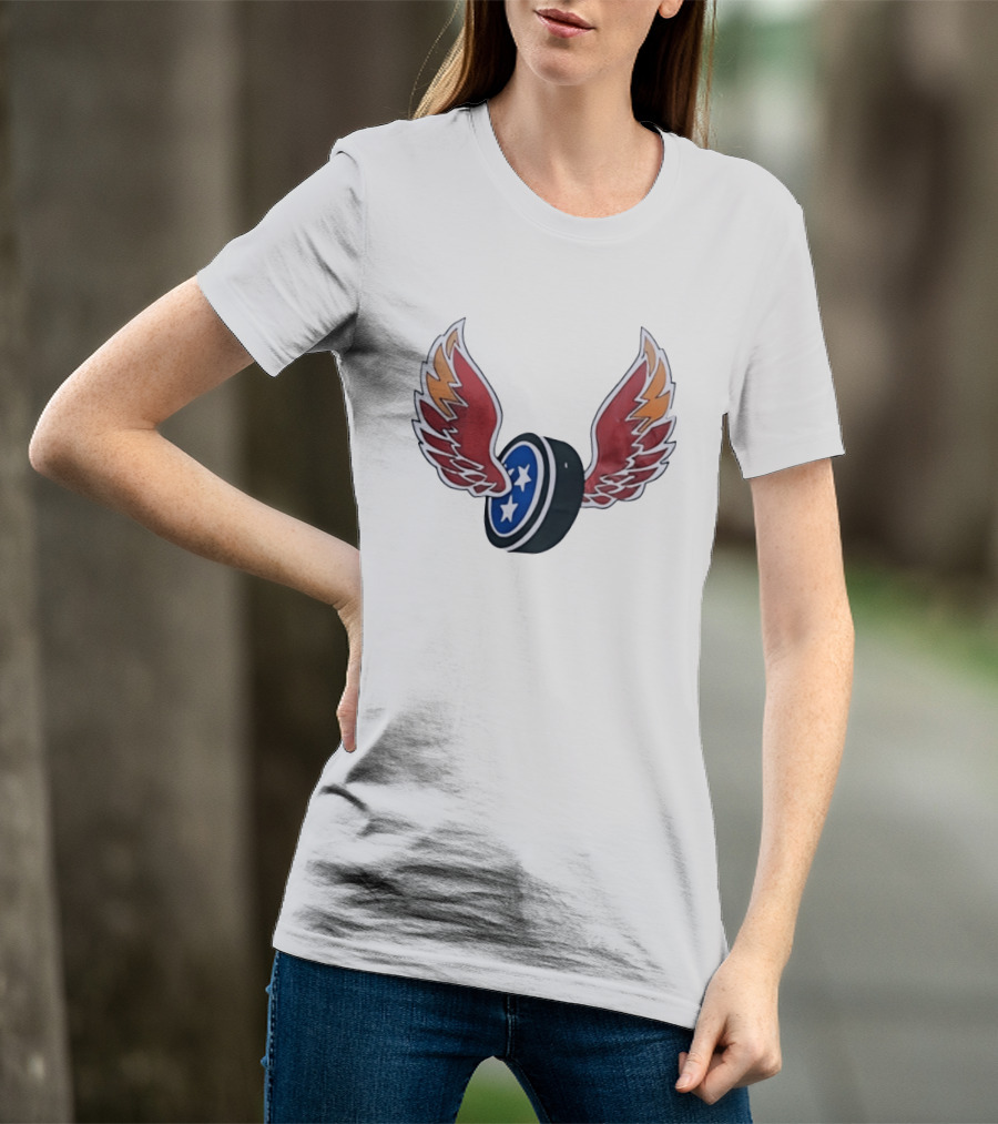 Tennessee Winged Puck Stars Hockey T-Shirt