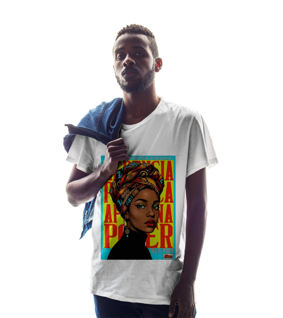 Herencia Pacifica Africana Power Blk Pwr Narez Wear T-Shirt
