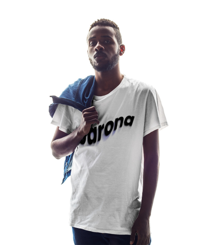 Jarona Paperboxmart Store Blue Black Gradient T-Shirt