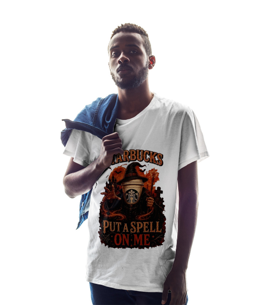 Starbucks Halloween Witch Put A Spell On Me Coffee Magic T-Shirt