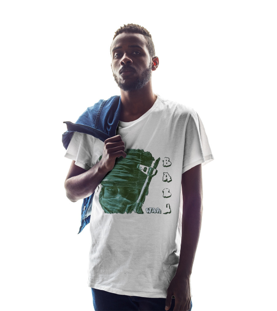 War Baby Soldier With Rifle And Turban T-Shirt