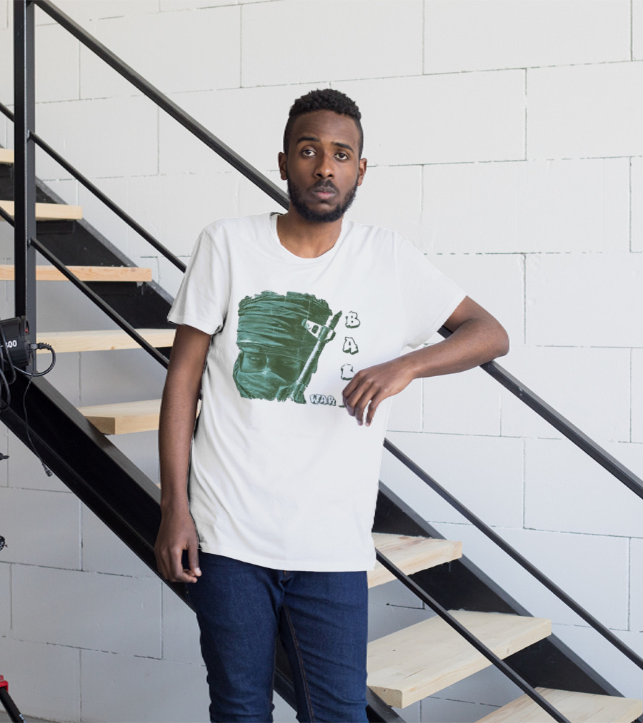 War Baby Soldier With Rifle And Turban T-Shirt