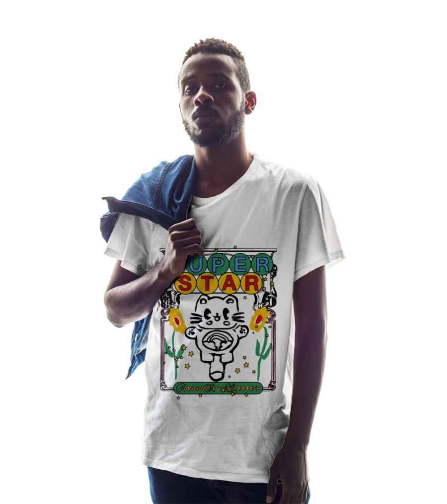 Super Star Rainbow Kitten Surprise RKS Indie Rock T-Shirt