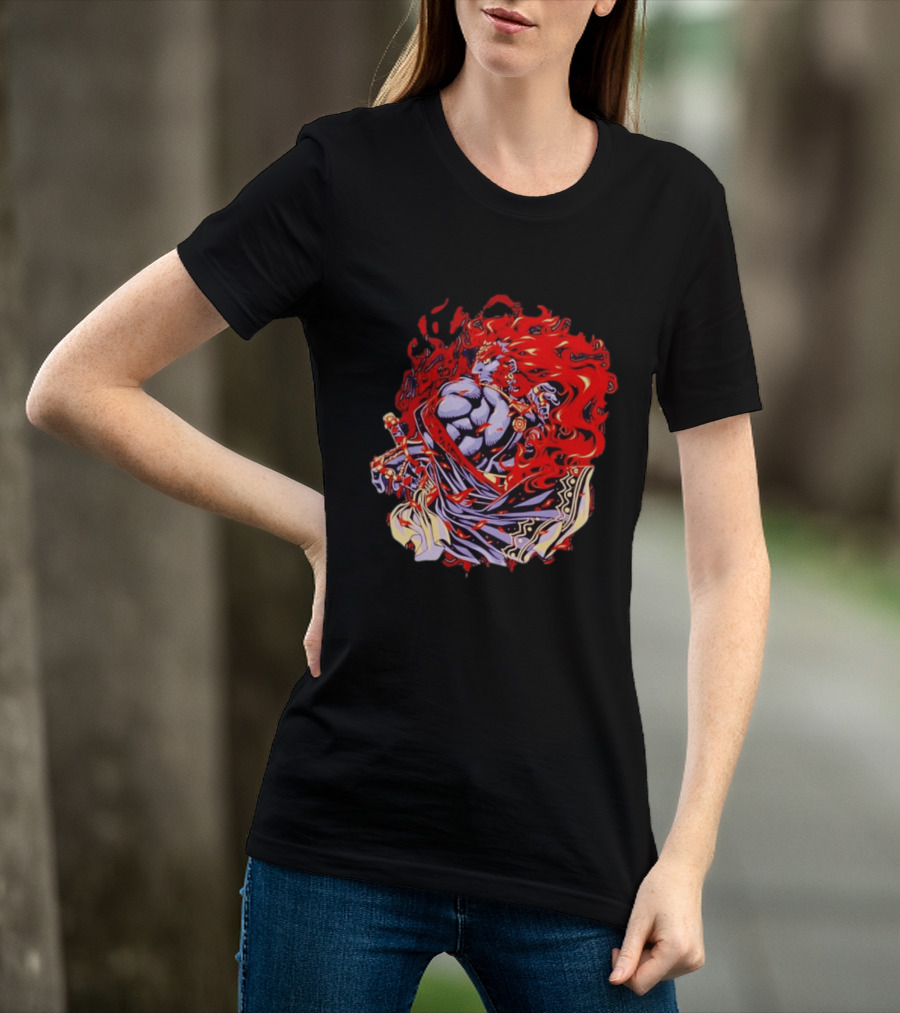 Ganondorf The Legend Of Zelda Dark King Of Gerudo Desert Fire Power T-Shirt