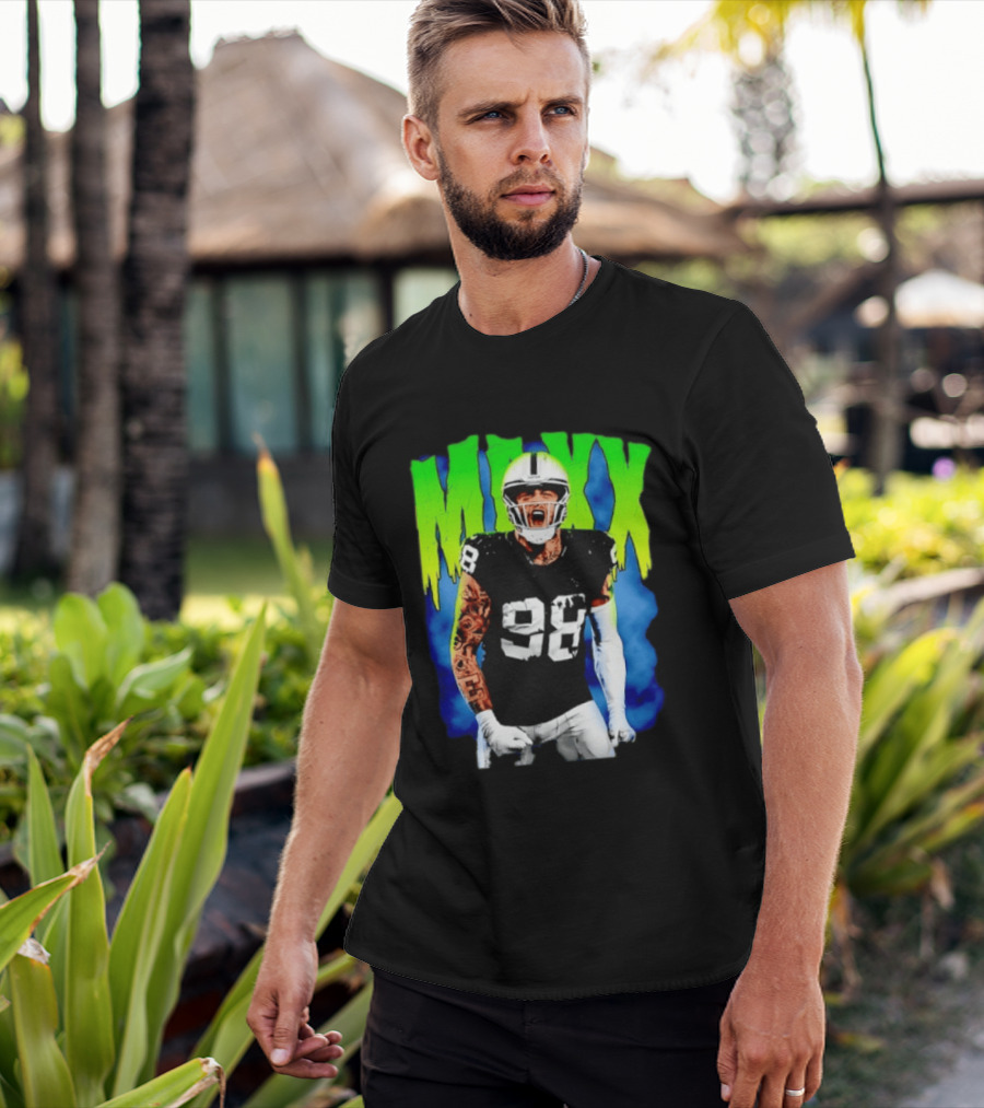 Maxx Crosby 98 Las Vegas Raiders Football Player Jersey T-Shirt