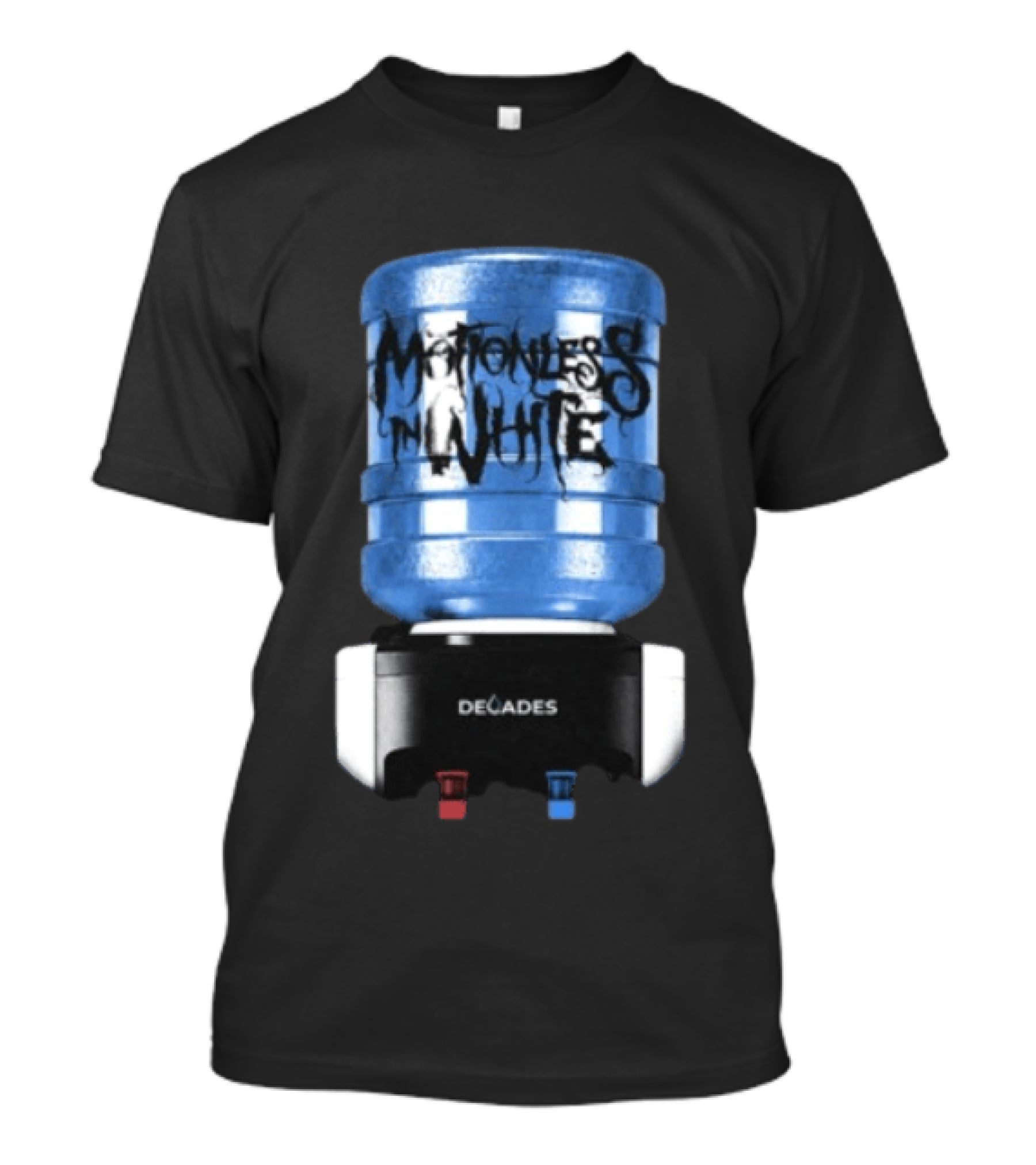 Motionless In White Coworker Band Of The Year Blue Water Cooler Decades T-Shirt