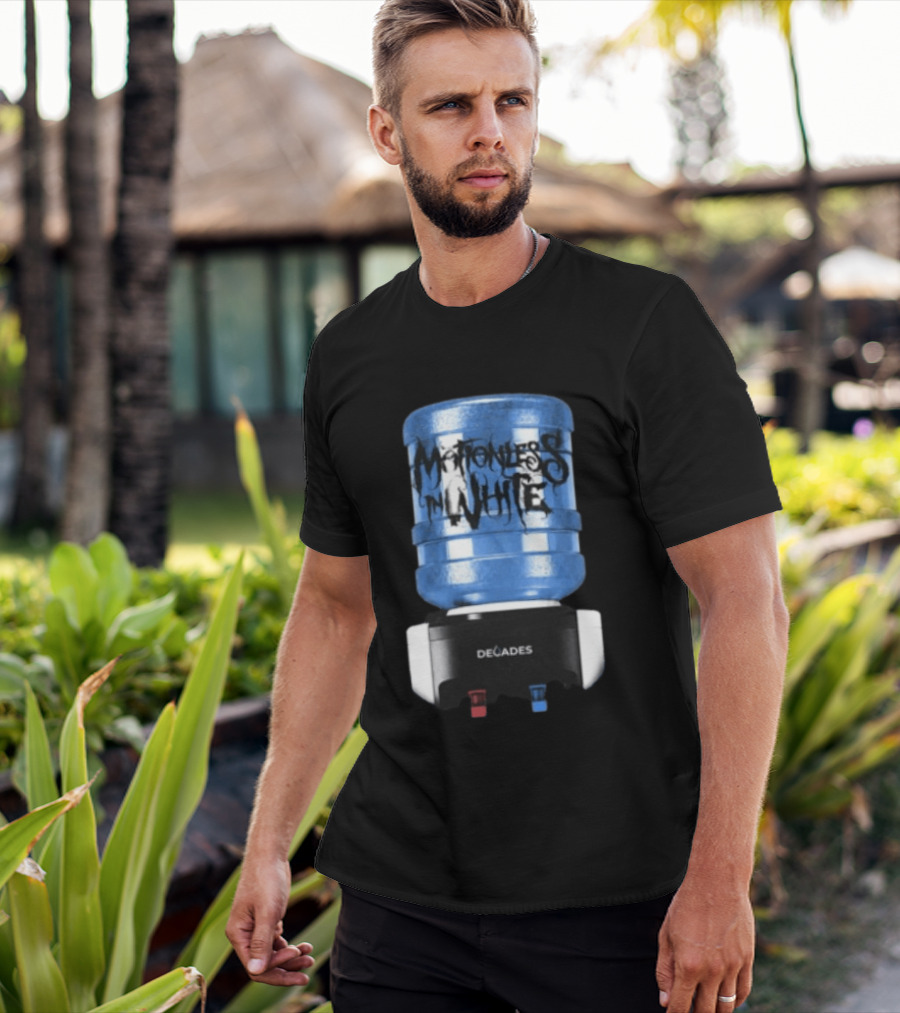 Motionless In White Coworker Band Of The Year Blue Water Cooler Decades T-Shirt