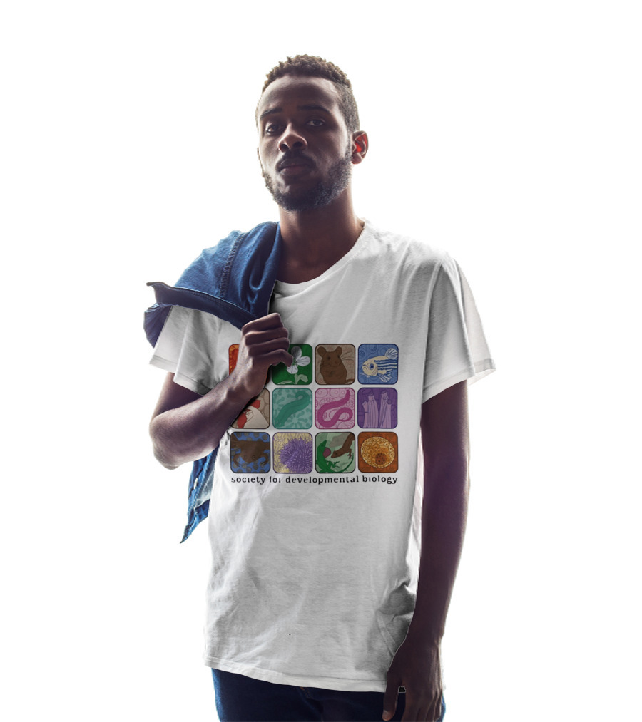 Society For Developmental Biology Organism Insect Flower Rodent Fish Chicken Worm Frog Cells T-Shirt
