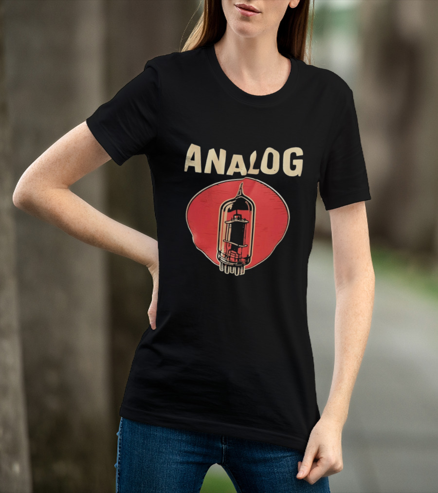 Analog Vacuum Tube Audiophile High Fidelity Audio Components T-Shirt