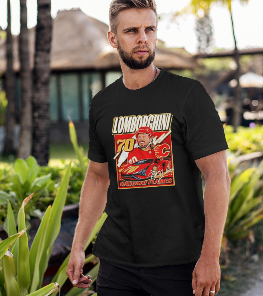 Lomborghini Ryan Lomberg 70 Calgary Flames T-Shirt