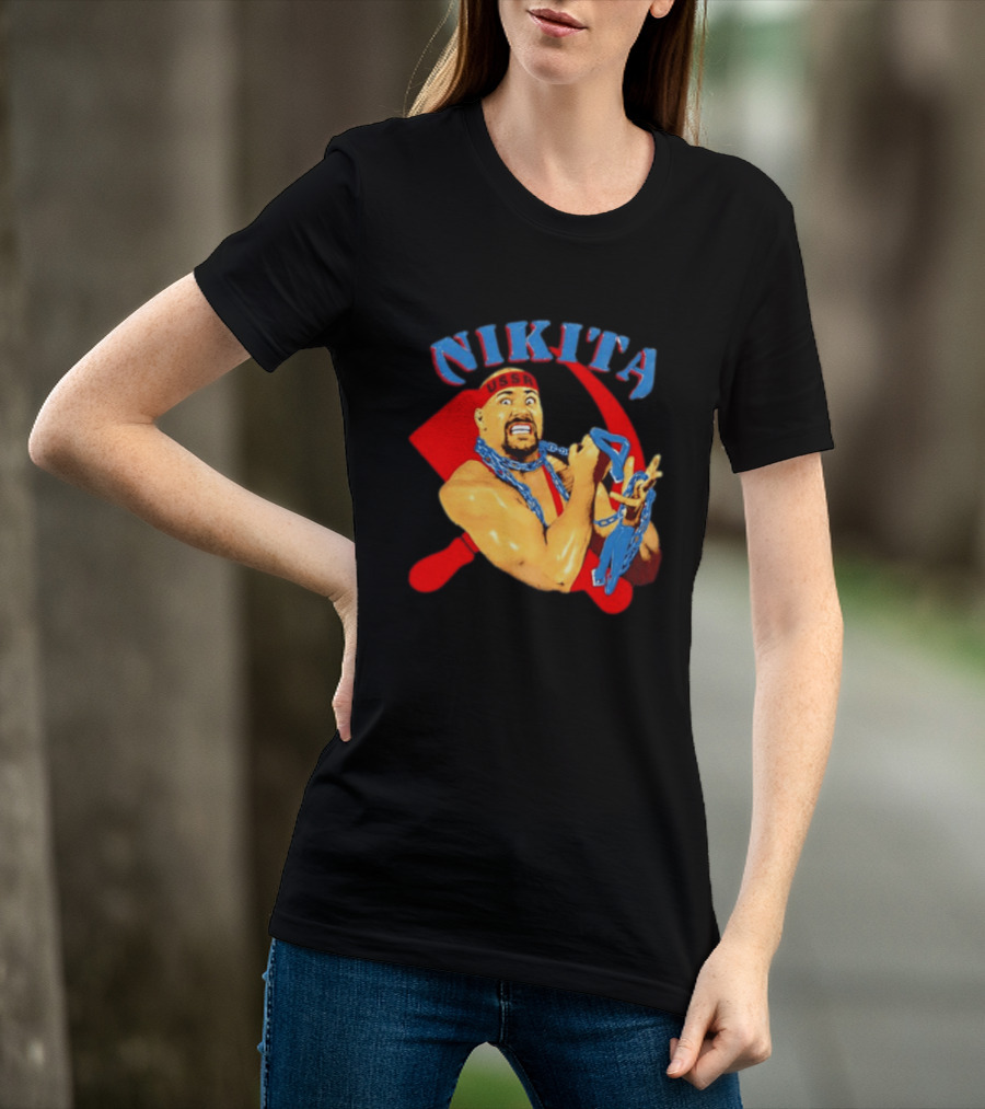 Nikita Koloff USSR Hammer And Sickle NWA Wrestling Pro T-Shirt