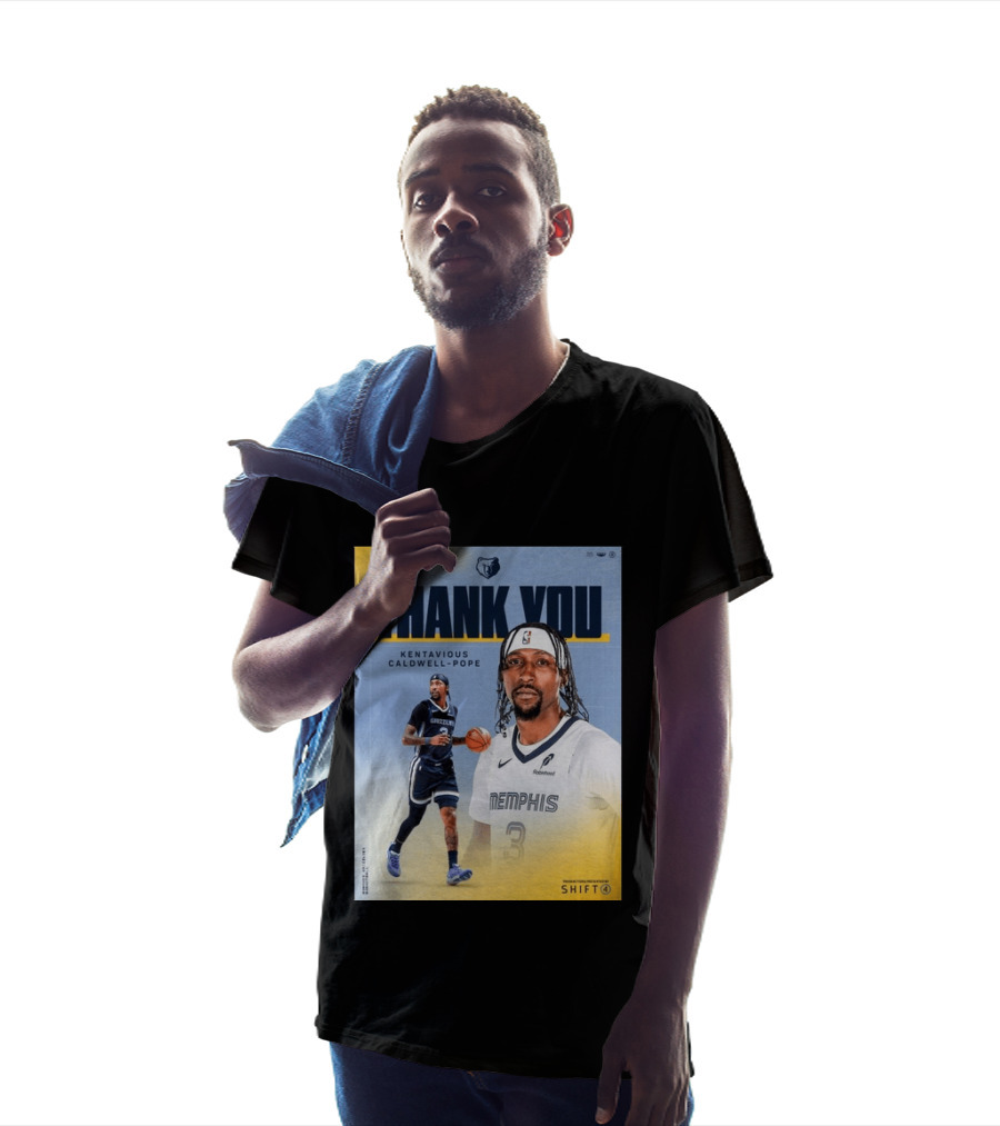 Thank You Kentavious Caldwell Pope Memphis Grizzlies Basketball 3 NBA Fan T-Shirt
