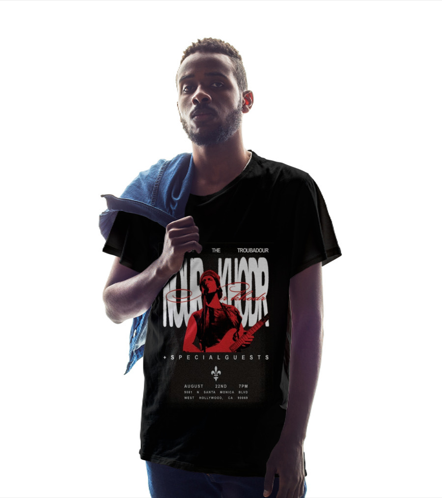 Nour Khodr Live At The Troubadour West Hollywood August 22 2026 With Special Guests T-Shirt